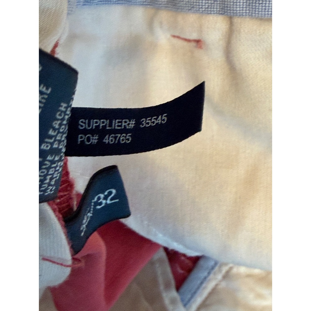 Polo Ralph Lauren Pants Mens Coral Pink 35x32 Chino Slim Gi Fit Straight Leg - Picture 12 of 16